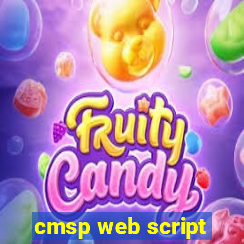 cmsp web script